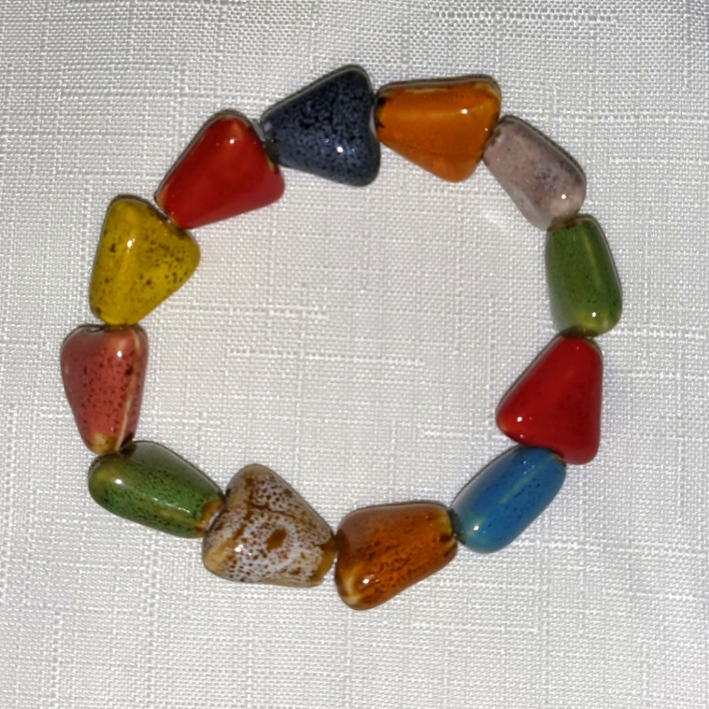 Beautiful stone stretchy bracelet